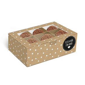 CAIXA P 6 BRIGADEIROS POP KRAFT 12,8 X 8,5 X 4,5 CM 10 UN. 10 UN CAIXA P 6 BRIGADEIROS POP KRAFT 12,8 X 8,5 X 4,5 CM 10 UN. 10 UN